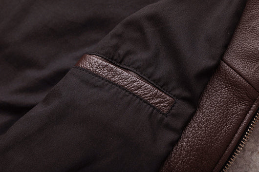 Saco de Vestir Marrón Oscuro para Hombre Talla Grande con Solapa Clásica - Image 8