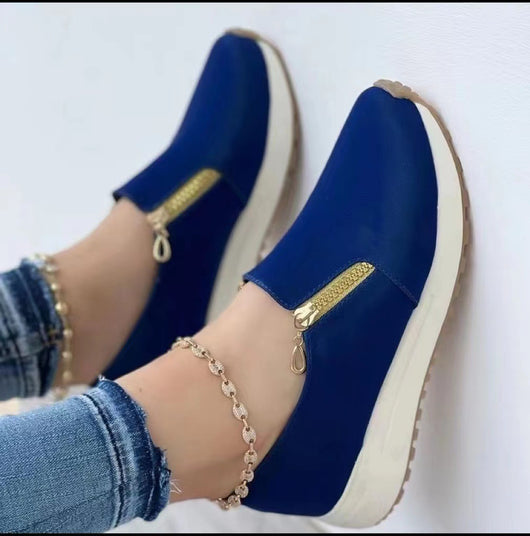 Zapatillas Deportivas para Mujer con Cierre de Cremallera y Punta Fina - Image 3