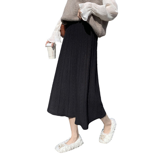 Falda Tejida Midi Versátil Otoño Invierno - Image 8