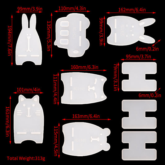 Soporte para Teléfono con Molde de Silicona - Diseño Animal Decorativo - Image 2
