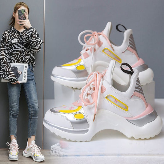 Zapatillas Deportivas Casuales con Suela Gruesa para Mujeres - Image 2