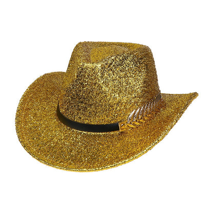 Sombrero Vaquero Fluorescente de Ala Ancha para Fiestas y Baile - Image 6