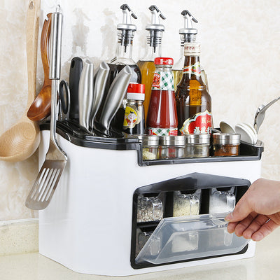 Organizador Multifuncional de Cocina con Soporte para Cuchillos y Almacenamiento de Condimentos - Image 12
