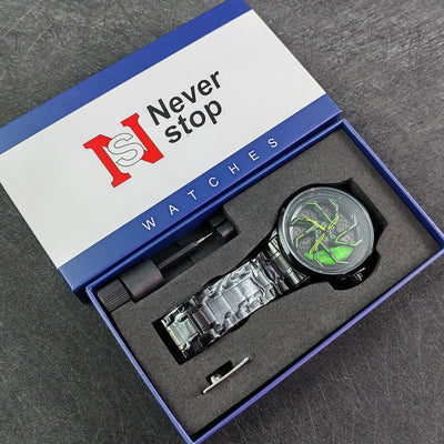 Reloj de Cuarzo para Hombre con Correa de Acero Inoxidable - Diseño Moderno y Elegante - Image 3