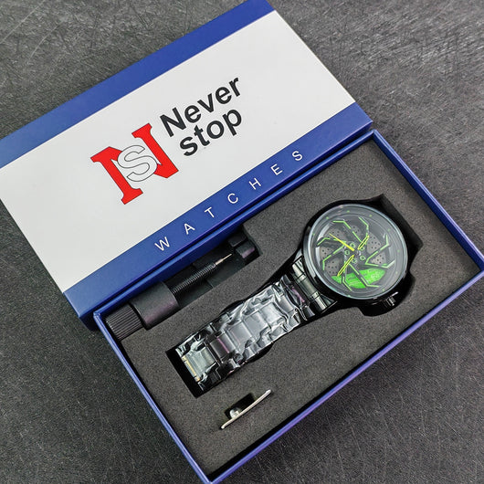 Reloj de Cuarzo para Hombre con Correa de Acero Inoxidable - Diseño Moderno y Elegante - Image 3