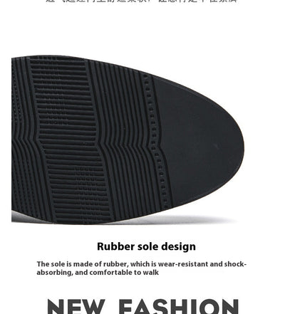 Zapatos Formales de Cuero con Punta Retro y Altura Aumentada - Image 18