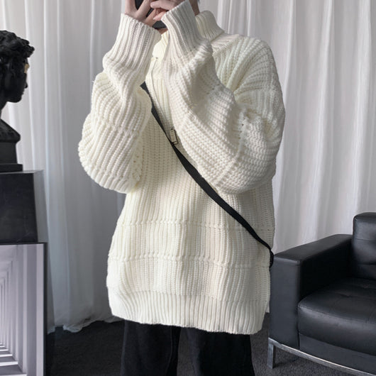 Suéter de Lana Tejida para Hombre - Estilo Casual Moderno - Image 9
