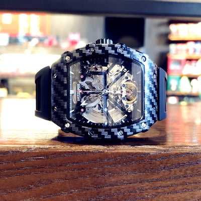 Reloj Automático Mecánico Skeleton con Tourbillon - Image 8