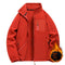 Chaqueta Polar con Cuello Tipo Camisa para Hombre