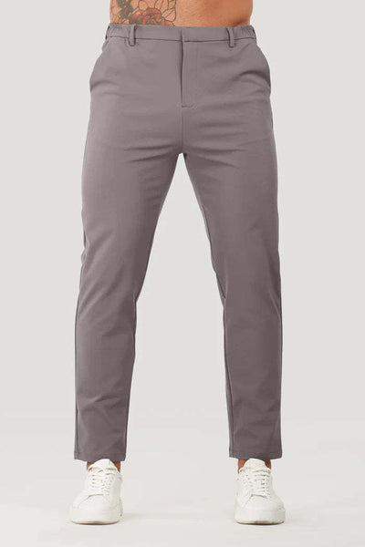 Pantalones de Vestir Casuales Lisos para Hombre - Multiusos Ejecutivos - Image 7