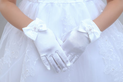 Guantes Largos Elegantes para Niñas con Moño - Accesorios de Ceremonia - Image 10