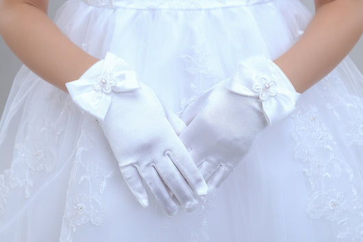 Guantes Largos Elegantes para Niñas con Moño - Accesorios de Ceremonia - Image 10