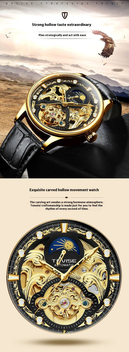 Reloj Automático de Negocios y Ocio Resistente al Agua para Hombre - Image 9