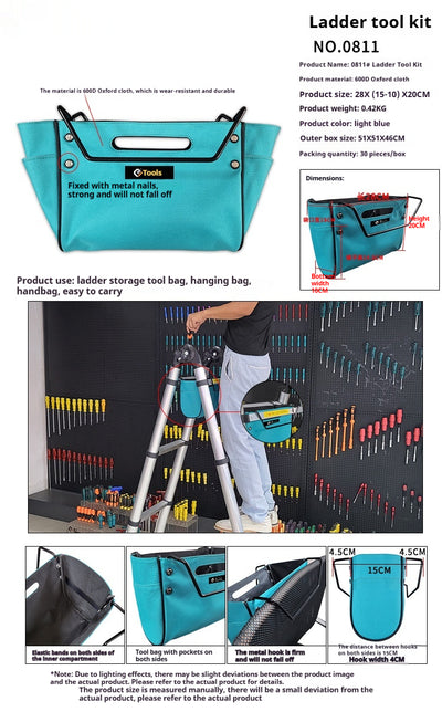 Bolsa de Almacenamiento para Herramientas de Escalera Telescópica - Image 13