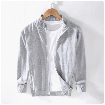 Chamarra Casual para Hombre con Cuello Alto y Cierre - Image 10