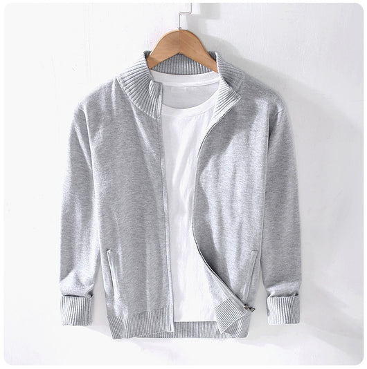 Chamarra Casual para Hombre con Cuello Alto y Cierre - Image 10