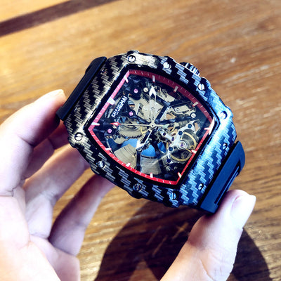 Reloj Automático Mecánico Skeleton con Tourbillon