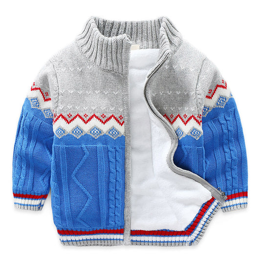 Cardigan Tejido Grueso para Niños - Suéter Cálido y Acogedor - Image 15