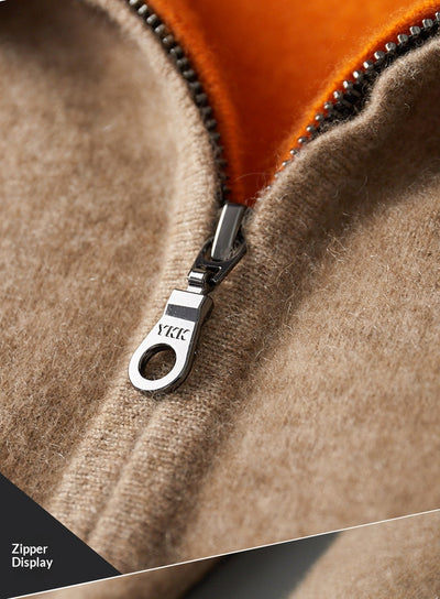 Chaqueta Tejida para Hombre con Bloques de Color - Image 25