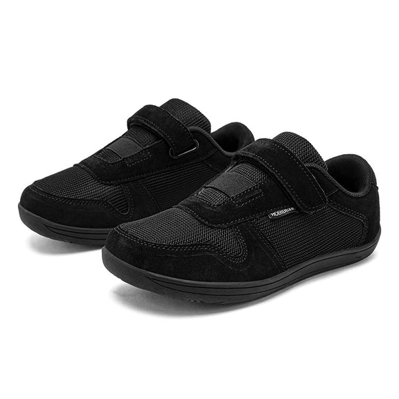 Zapatillas Deportivas Mesh de Punta Ancha - Cuero Gamuza Primavera Otoño
