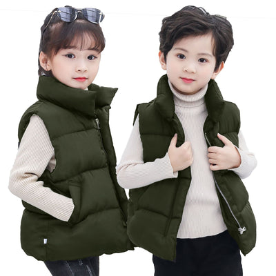 Chaleco Acolchado de Algodón para Niños - Abrigo Otoño Invierno - Image 3