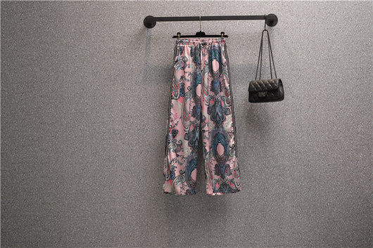 Conjunto de Dos Piezas: Blusa Ajustada y Pantalón Ancho - Image 15