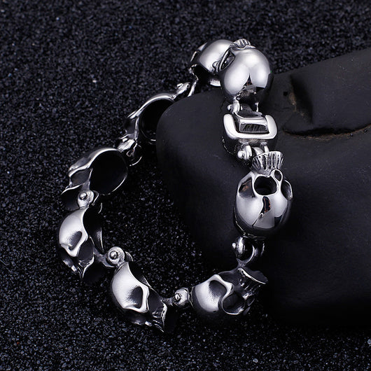 Pulsera de Calavera Tridimensional - Image 9