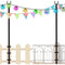 Poste de Luz LED para Jardín - Soporte Decorativo para Terrazas y Exteriores