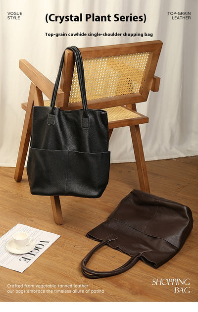 Bolso Bucket de Cuero Suave para el Día a Día - Image 9