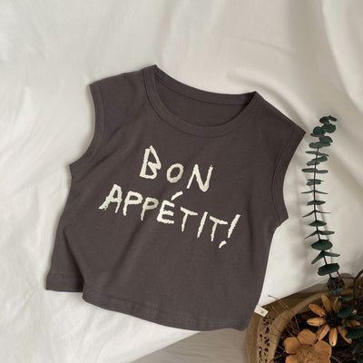Chaleco Infantil Estampado con Letras - Top Suelto y Cómodo para Niños y Niñas - Image 8