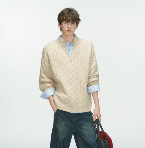 Suéter de Cuello Alto Casual para Hombre - Diseño Moderno y Versátil - Image 12