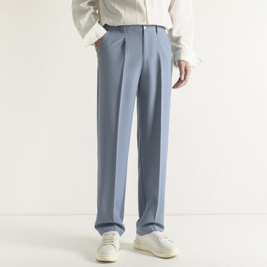 Pantalón de Traje Recto Casual Holgado para Hombre - Image 20