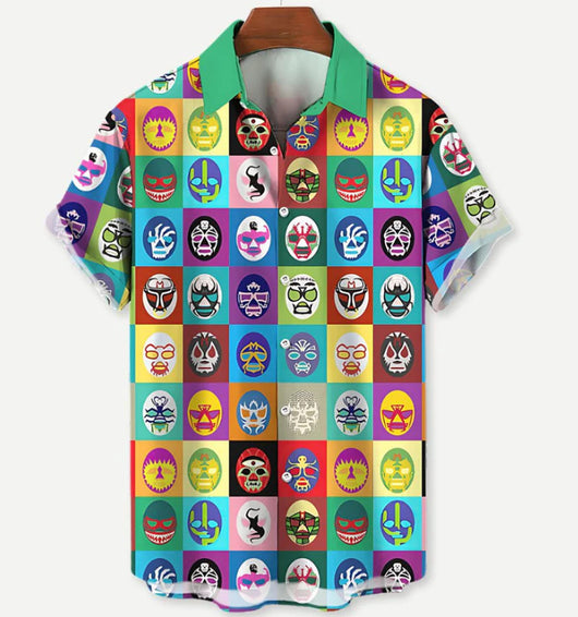 Camisa Hawaiana Estampada para Hombre - Estilo Vacacional Playa - Image 17