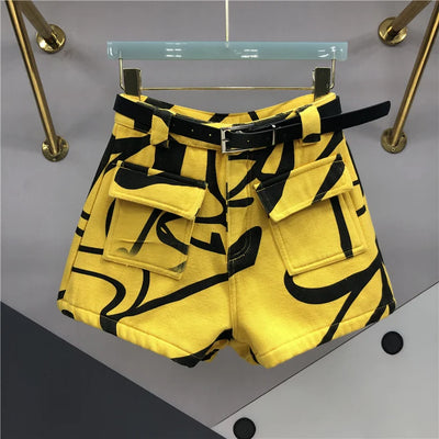 Shorts Talle Alto Slim con Diseño Asimétrico - Image 10