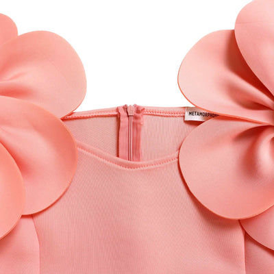 Vestido Elegante con Flores Tridimensionales para Mujer - Image 30
