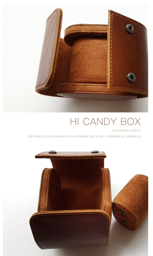 Estuche Organizador de Cuero para Relojes y Accesorios - Image 34