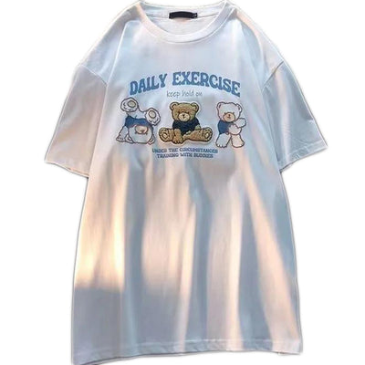 Playera Infantil de Algodón Puro con Osito Bordado Serie Leche - Image 6