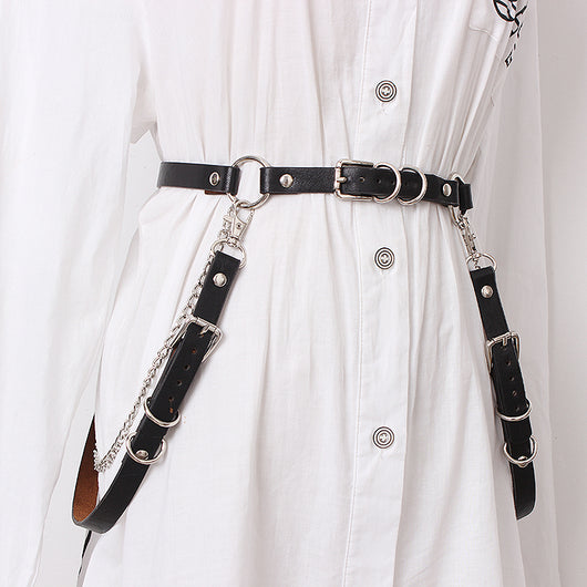 Cinturón de Cadena de Cuero para Mujer - Accesorio Versátil - Image 13