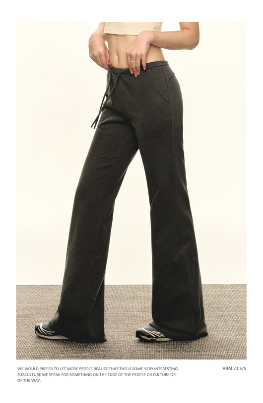 Pantalones Yoga Cintura Baja Retro para Mujer - Comodidad Casual - Image 22