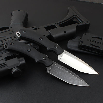 Cuchillo de Supervivencia Táctica para Camping y Defensa Personal - Image 4