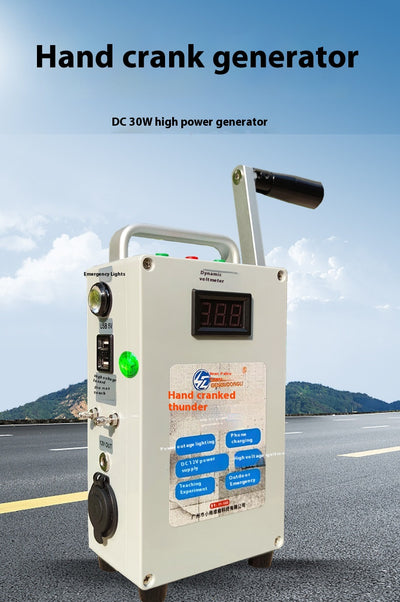 Generador de Energía Manual para Iluminación Exterior - Image 9