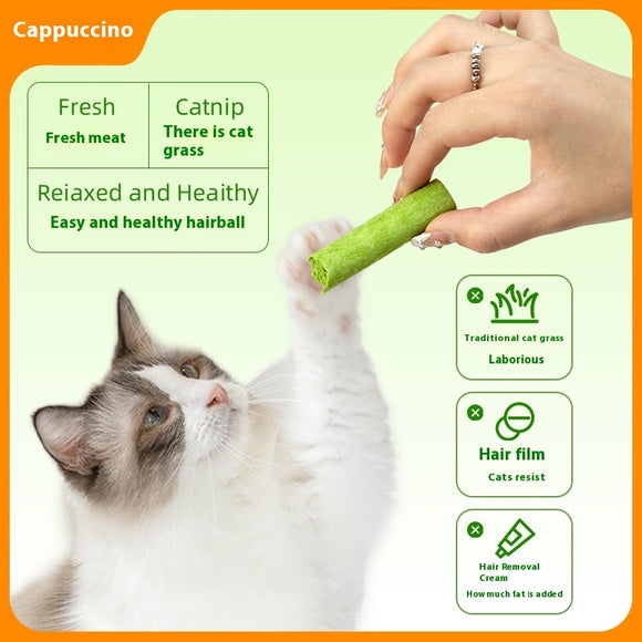Snack Dental de Pollo Liofilizado para Gatos - Bastón Masticable Antibolitas