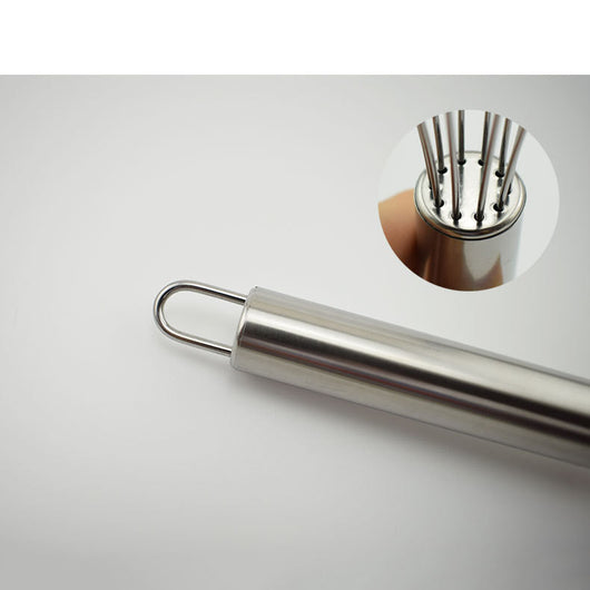 Batidor Manual de Acero Inoxidable 8 Pulgadas para Cocina - Image 4
