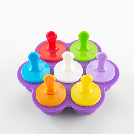 Molde de Paletas Caseras de Silicona con 7 Cavidades - Bandeja Multifuncional para Helados - Image 8