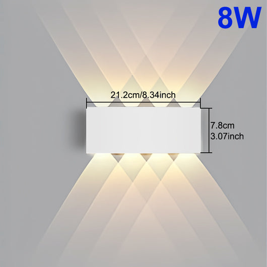 Lámpara de Pared LED Telescópica Blanca Resistente al Agua - Image 10