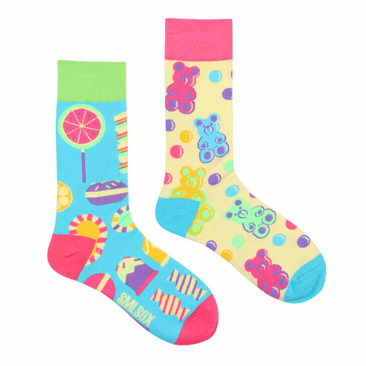 Calcetines Retro Asimétricos para Parejas - Algodón Cómodo Unisex - Image 26