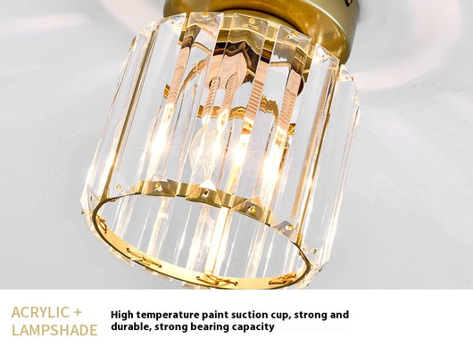 Lámpara de Techo Nórdica de Cristal con Diseño Creativo para Pasillos - Image 10