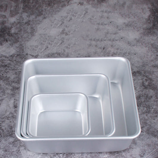 Molde Cuadrado de Aluminio para Tartas y Repostería - Image 3