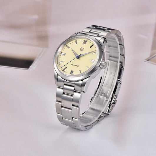 Reloj de Cuarzo para Hombre con Correa de Acero Inoxidable y Esfera Cielo Nocturno - Image 5