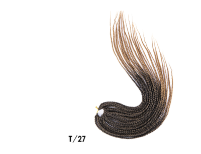 Peluca Sintética Trenzas Sucias 16 Pulgadas - Estilo Tres Trenzas Alargado - Image 20